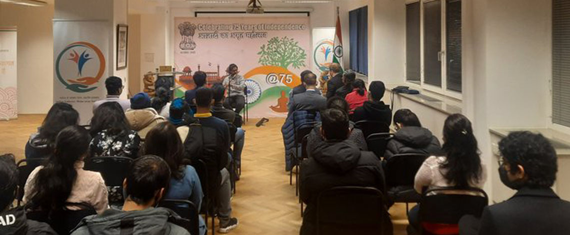 As part of Pravasi Bhartiya Divas Celebrations & National Youth Day, Embassy of India, Vienna organized a Student Welcome Ceremony.