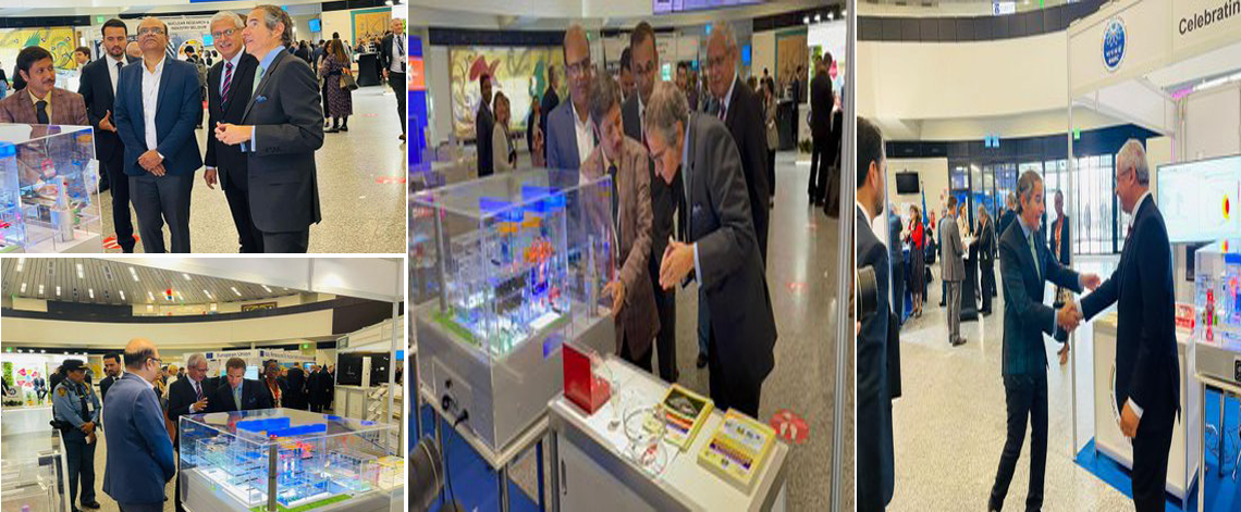 DG of IAEA Rafael Mariano Grossi visited the Indian Exhibition of nuclear technology applications for medical purposes on the margins of the IAEA General Conference in Vienna