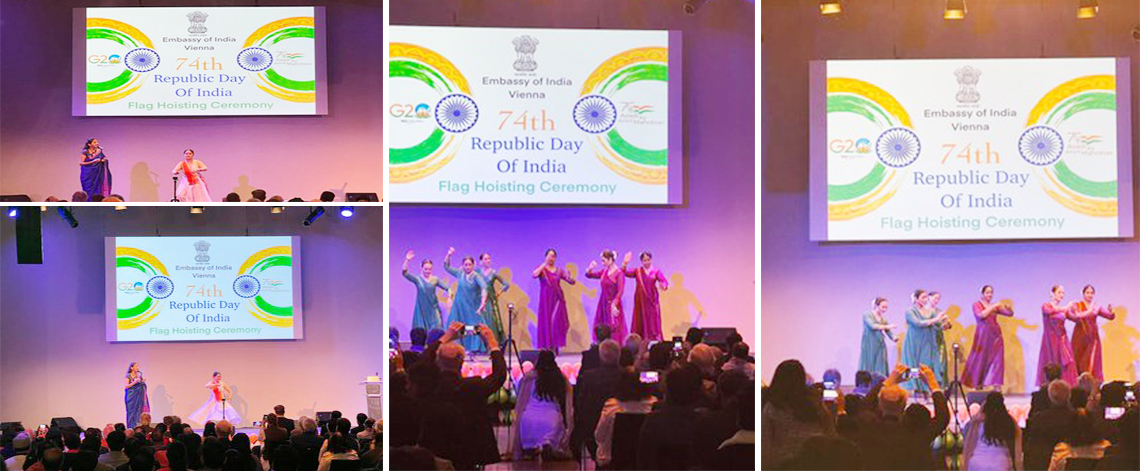 Cultural Dance Performances on the 74th Republic Day 2023