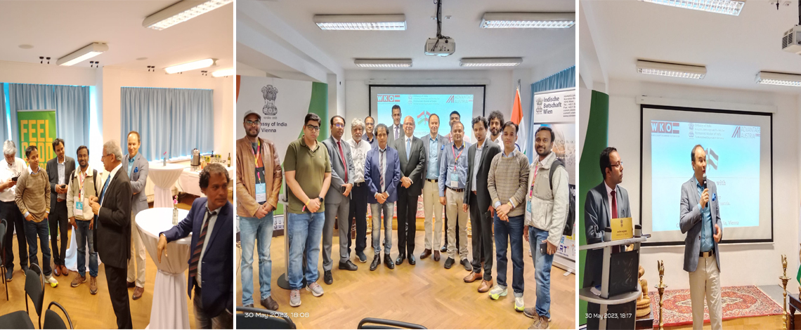 Interactive session for the Indian start-up delegation visiting Austria for participation in Vienna Up23