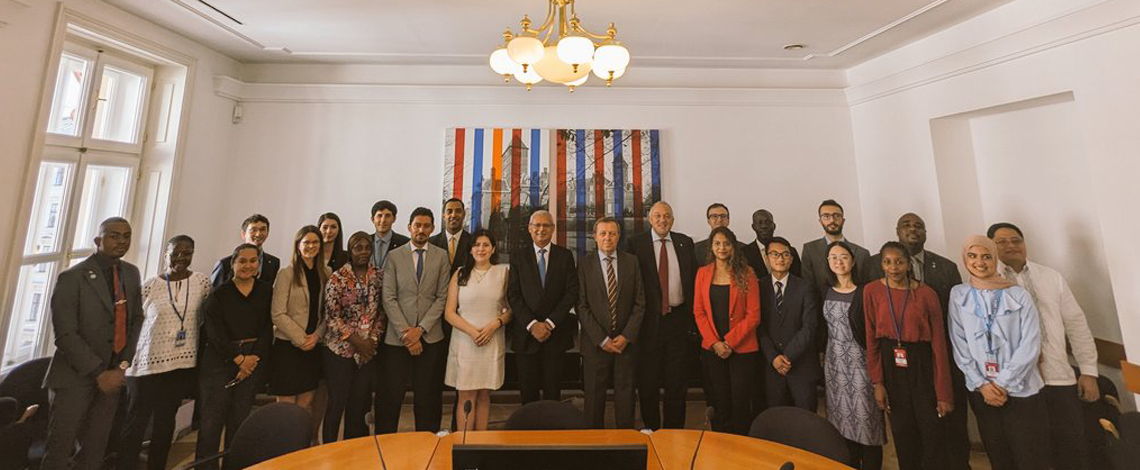 Ambassador welcomed United Nations Disarmament Fellows at the Wassenaar Arrangement premises