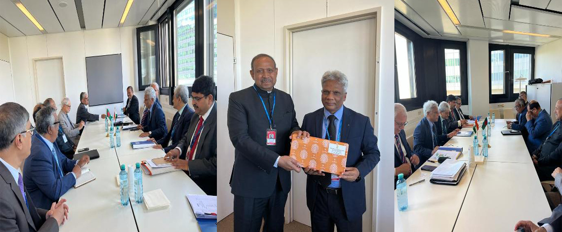 Meeting between India's DAE delegation with Bangladesh' delegation on the margins of  IAEA GC