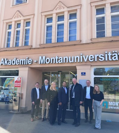 Ambassador met with Prof Peter Moser, Rector, Montan University Leoben